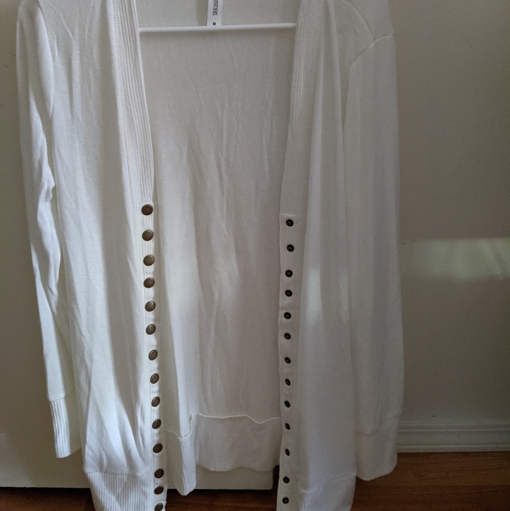 Women's snap cardigan